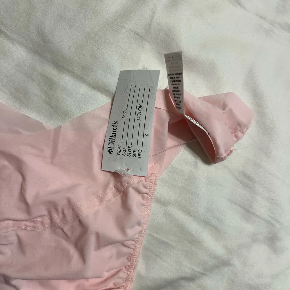HANKY PANKY Thong Sz Large 6J1661B Bliss Pink Breathe Natural Rise Brand New!